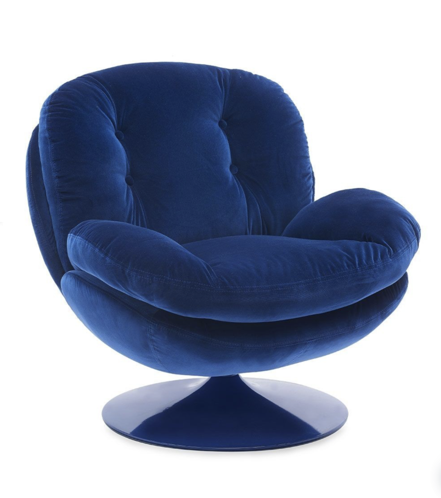 Fauteuil Memento Pop bleu Athezza