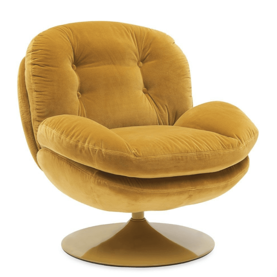 Fauteuil Memento Pop moutarde Athezza