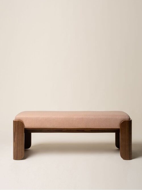 Banc Velours Orange Jodie — Athezza