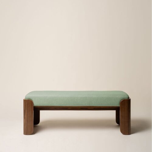 Banc Velours Vert Jodie — Athezza