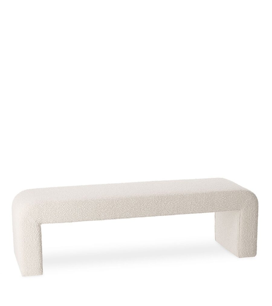 banc lhassa blanc bouclette - TAKOORI