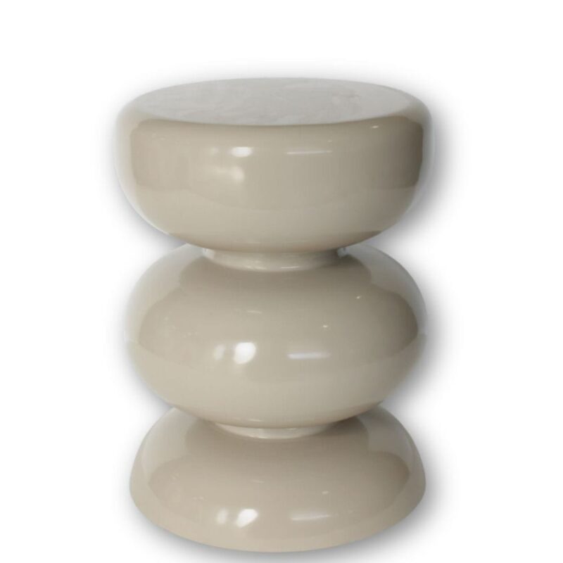 Bout de Canapé Métal Crème Dili — Athezza
