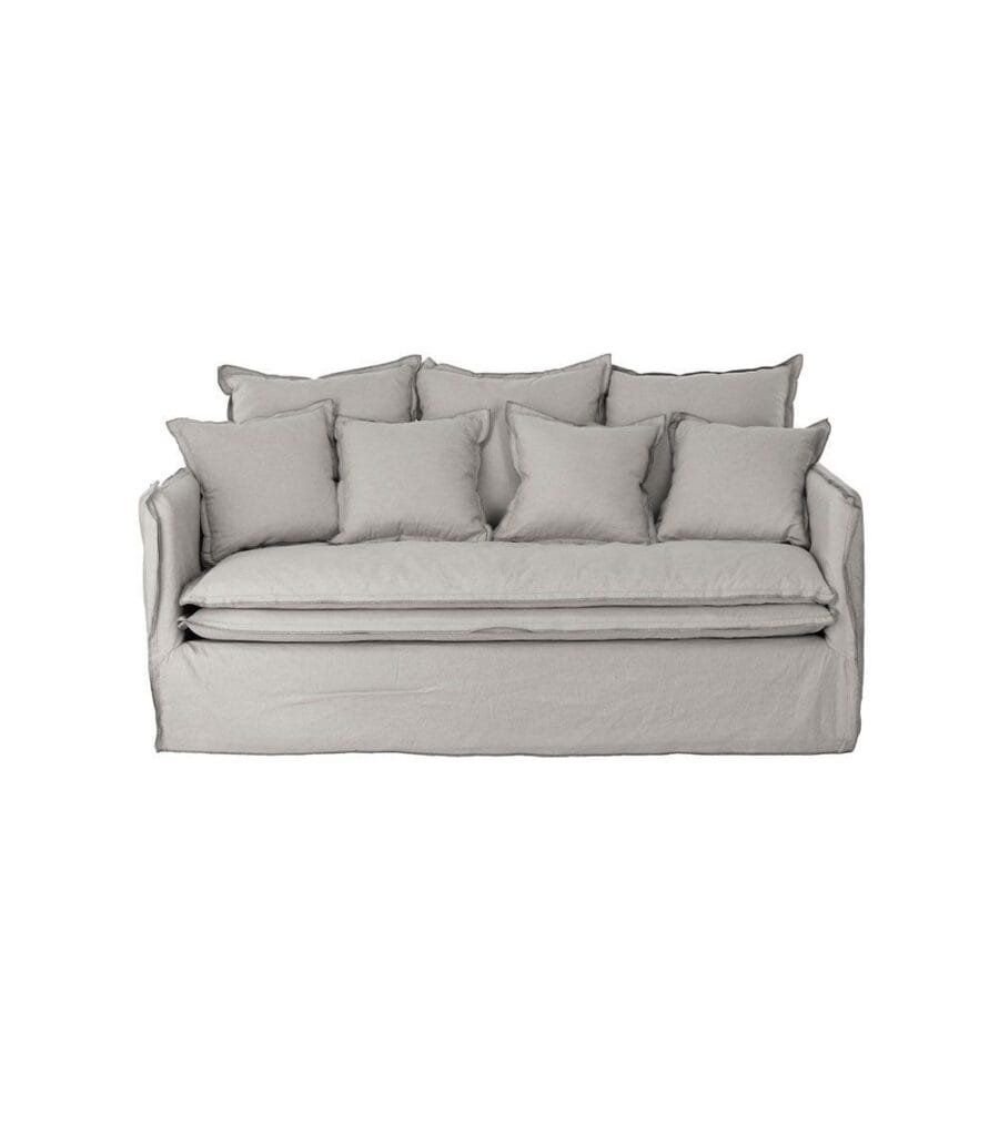 Canapé Lin Gris 2 Places Cosy — Athezza