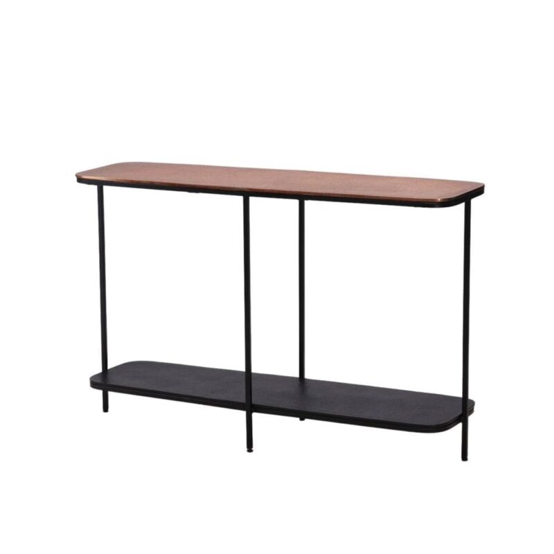 Console D’entrée Métal Noir Eric — Athezza