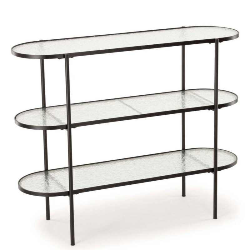 Console D’entrée Métal Verre Inato — Athezza