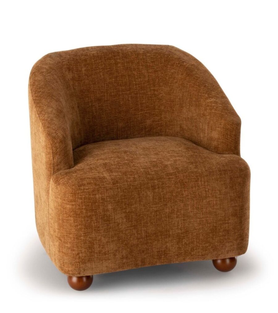 fauteuil dakota camel - TAKOORI