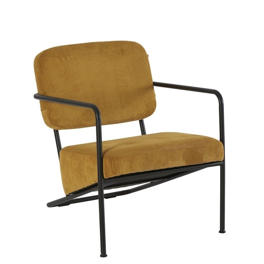 Fauteuil Daniel Athezza Moutarde