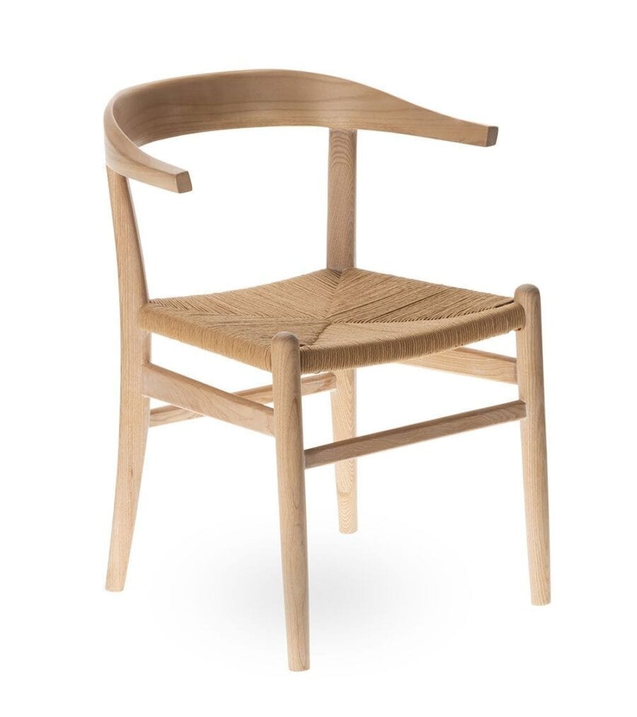 Fauteuil de Table Lyndon Naturel Athezza