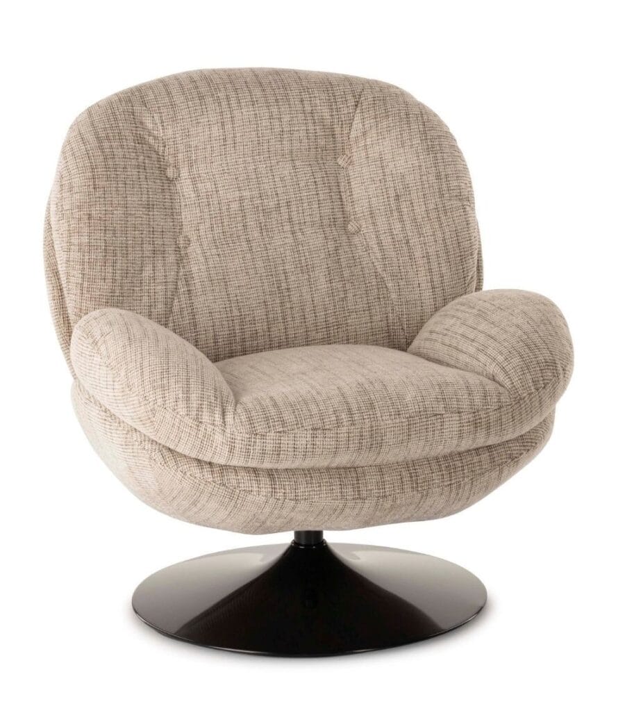 Fauteuil Memento Athezza chiné beige