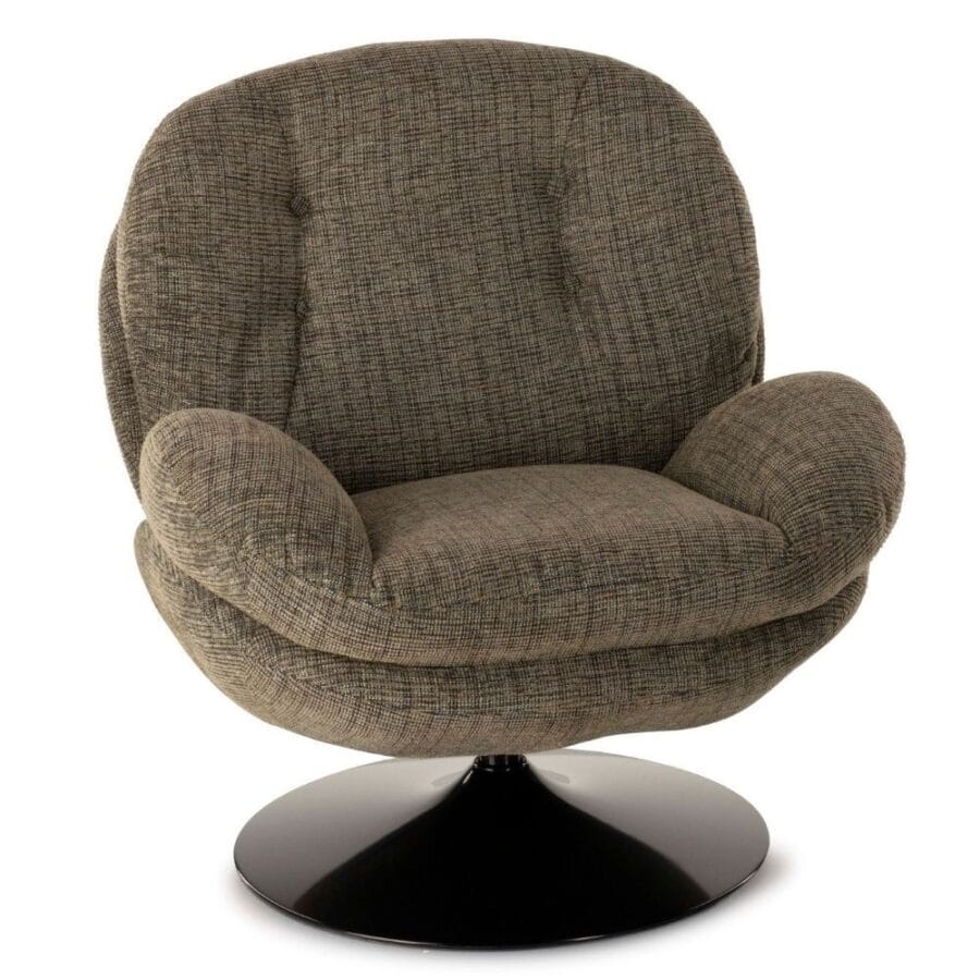 fauteuil Memento athezza chiné vert mousse