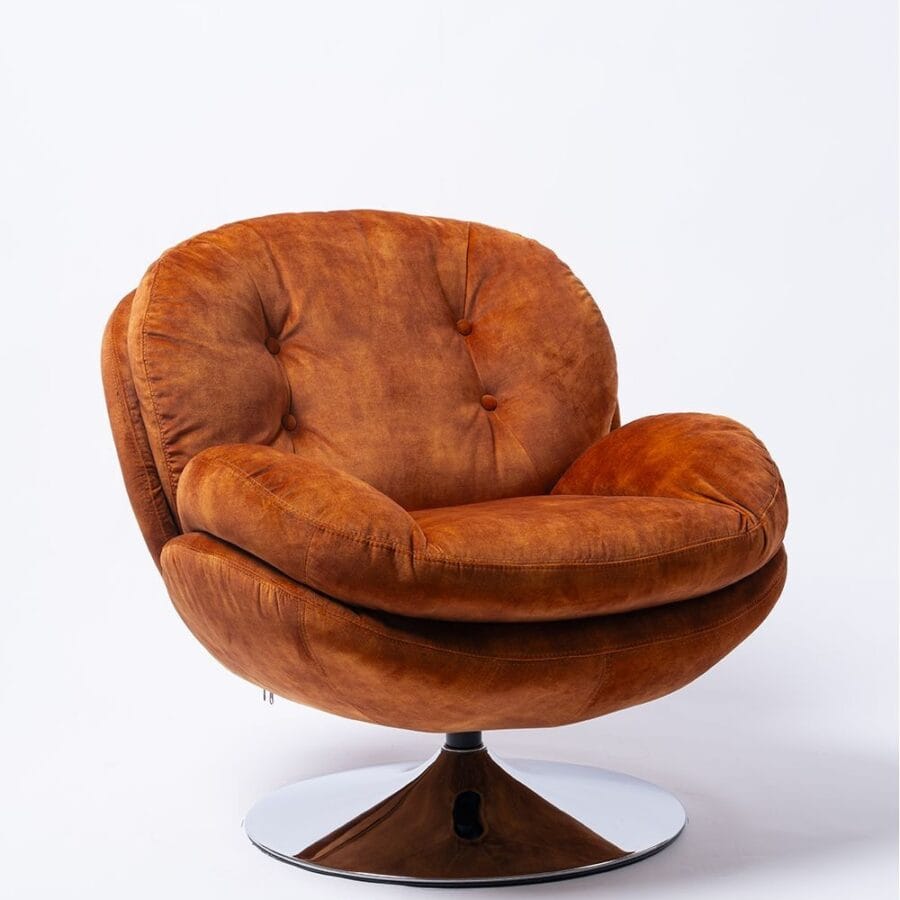 Fauteuil Memento athezza fox pied chrome