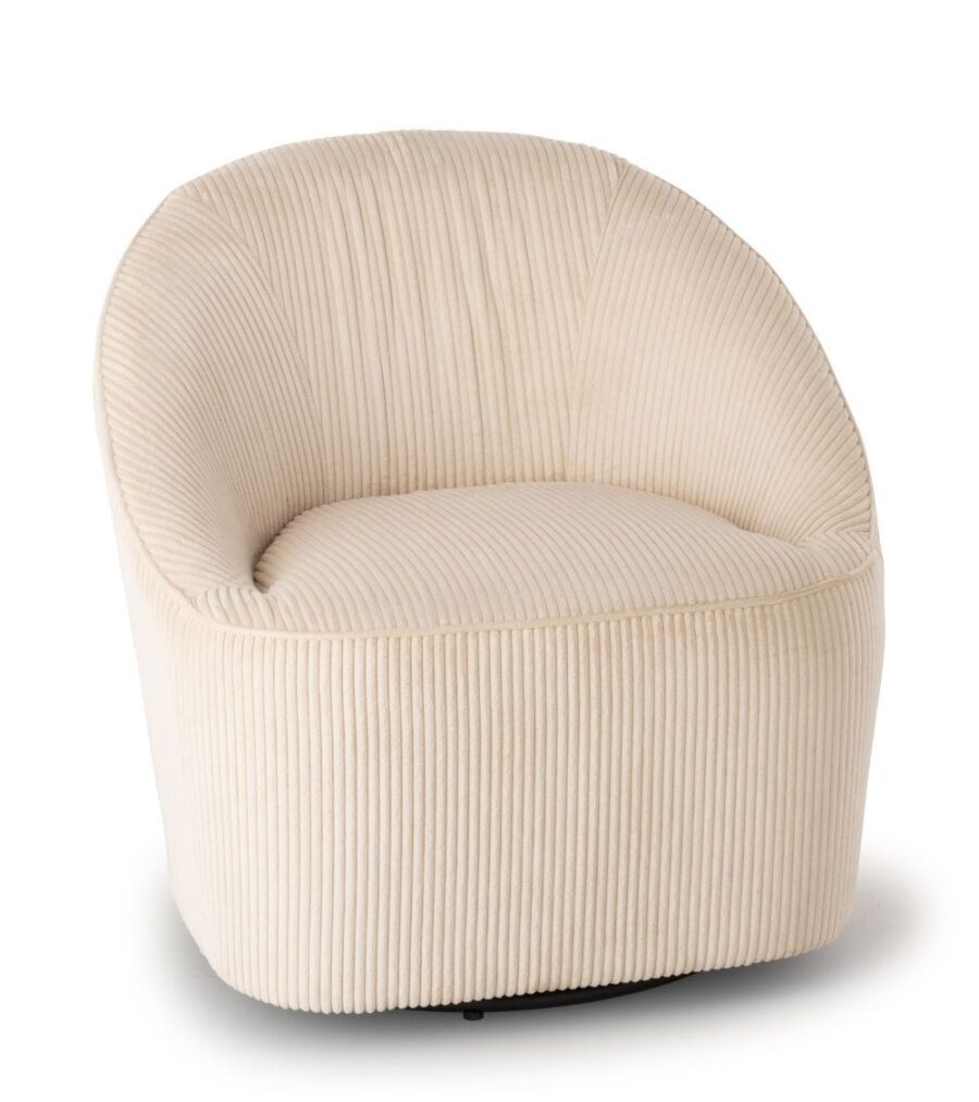 fauteuil pivotant viby beige - TAKOORI