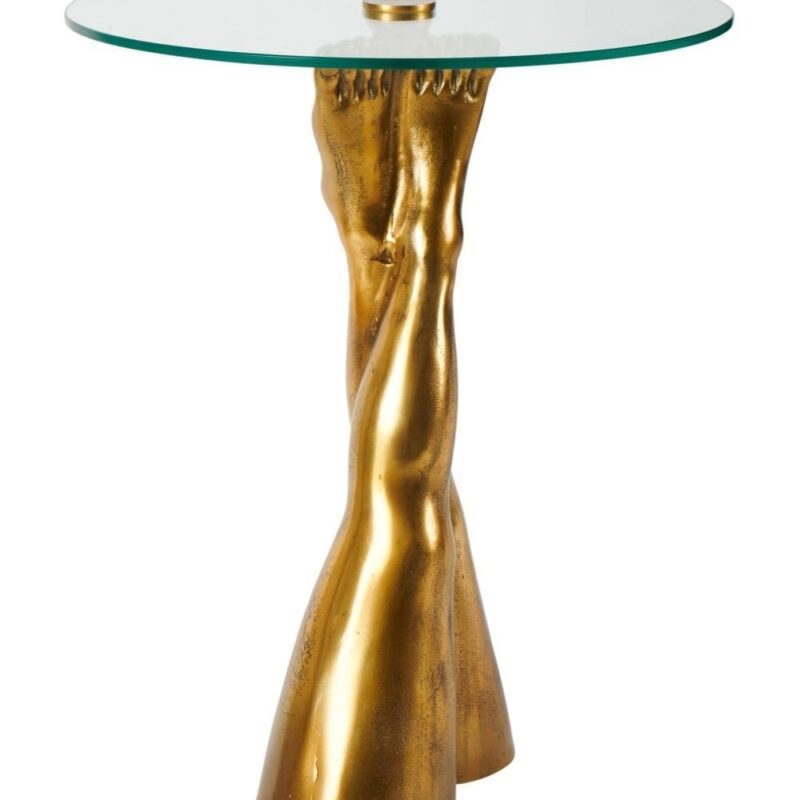 Table D’appoint Verre Aluminium Pin-up — Athezza
