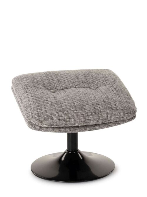Repose-pied Tissu Chiné Gris Memento — Athezza