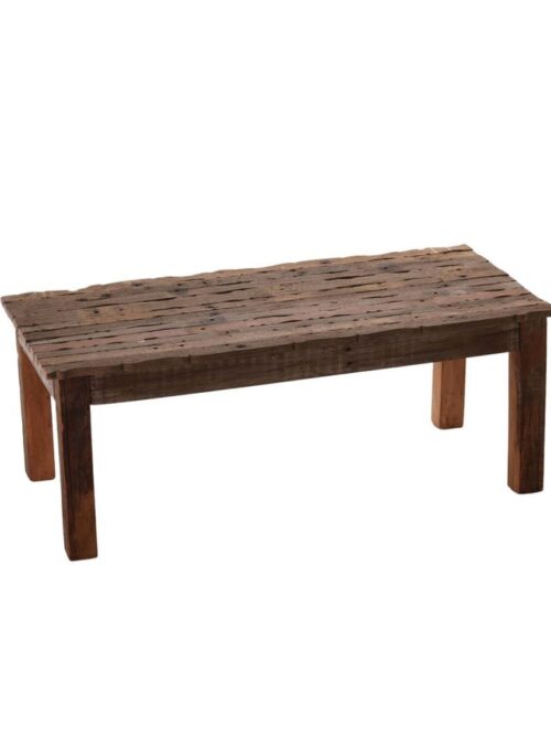 Table Basse Bois Recyclé Naturel Béa — Athezza
