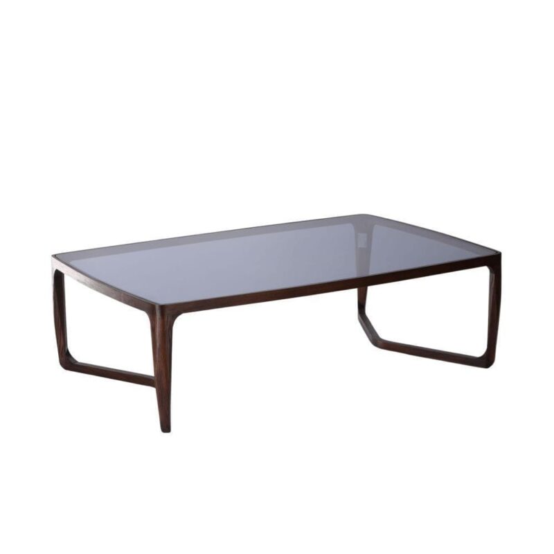 Table Basse Verre Frêne Rectangle Arco — Athezza