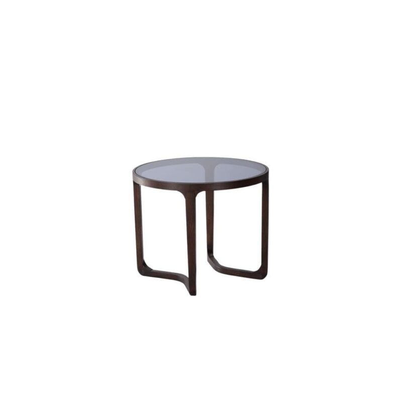Table Basse Verre Frêne Ronde M55 Arco — Athezza