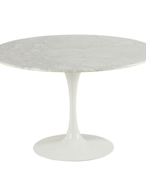 Table Ronde Marbre Blanc Marbella — Athezza