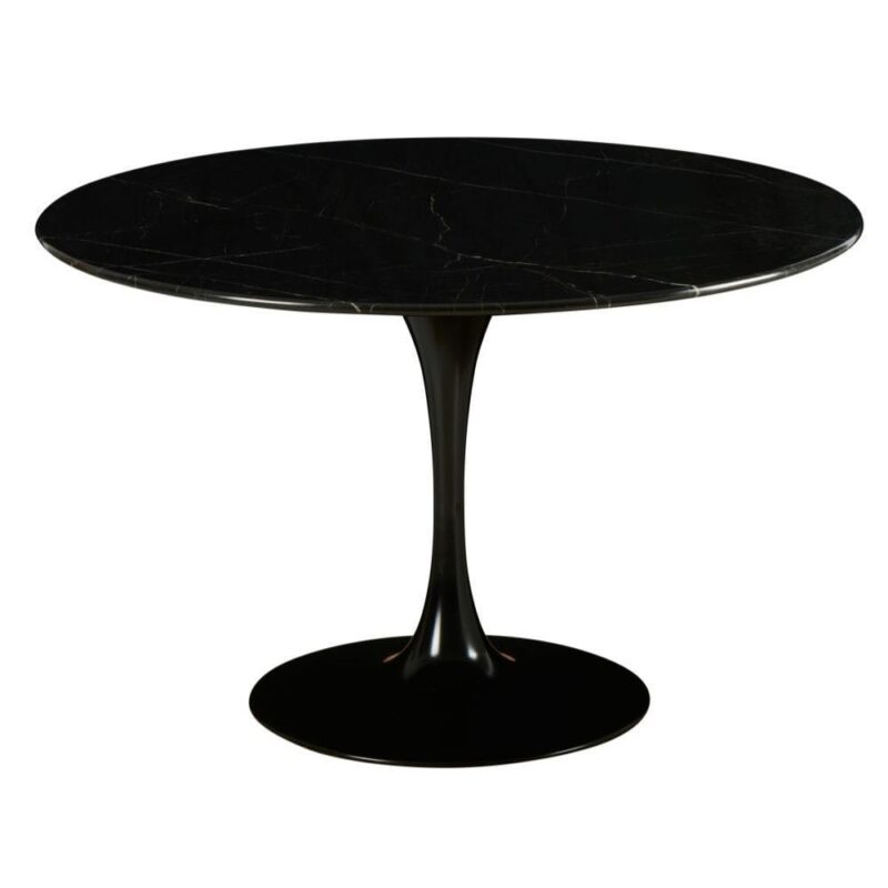 Table Ronde Marbre Noir Marbella — Athezza