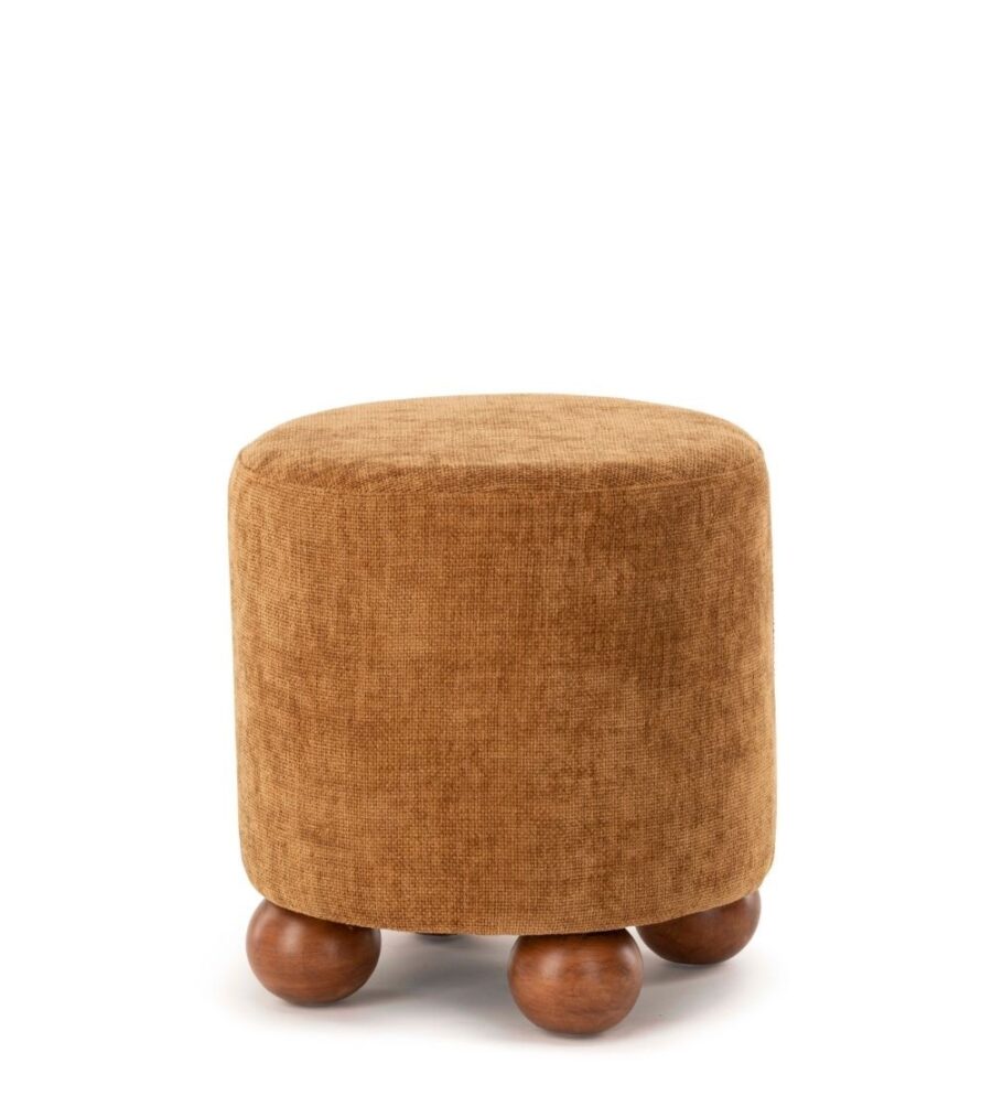 tabouret dakota camel - TAKOORI