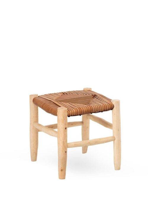 Tabouret Cuir Rhombus — Athezza