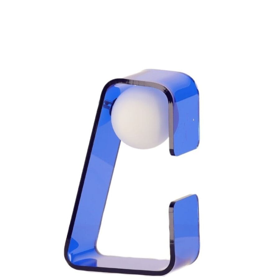 Lampe à Poser Charlotte Bleue Athezza