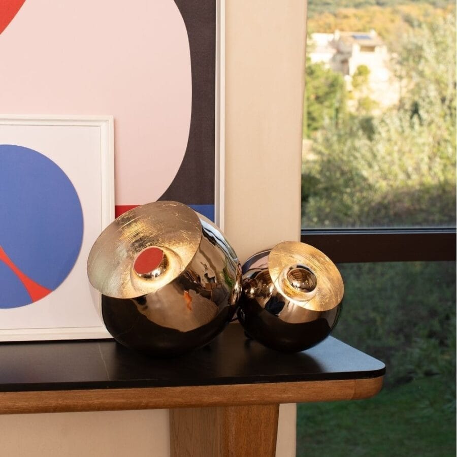 Lampe de Sol Sum Chromée Athezza