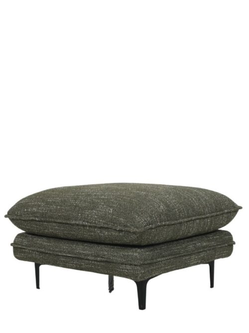 Ottoman Tissu Chiné Vert Modène — Athezza