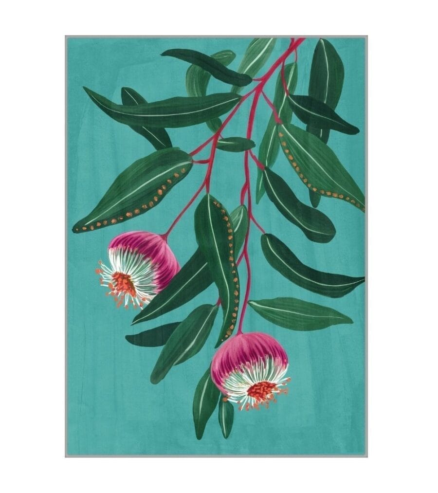 Tableau Eclosion Tissu Velours Athezza