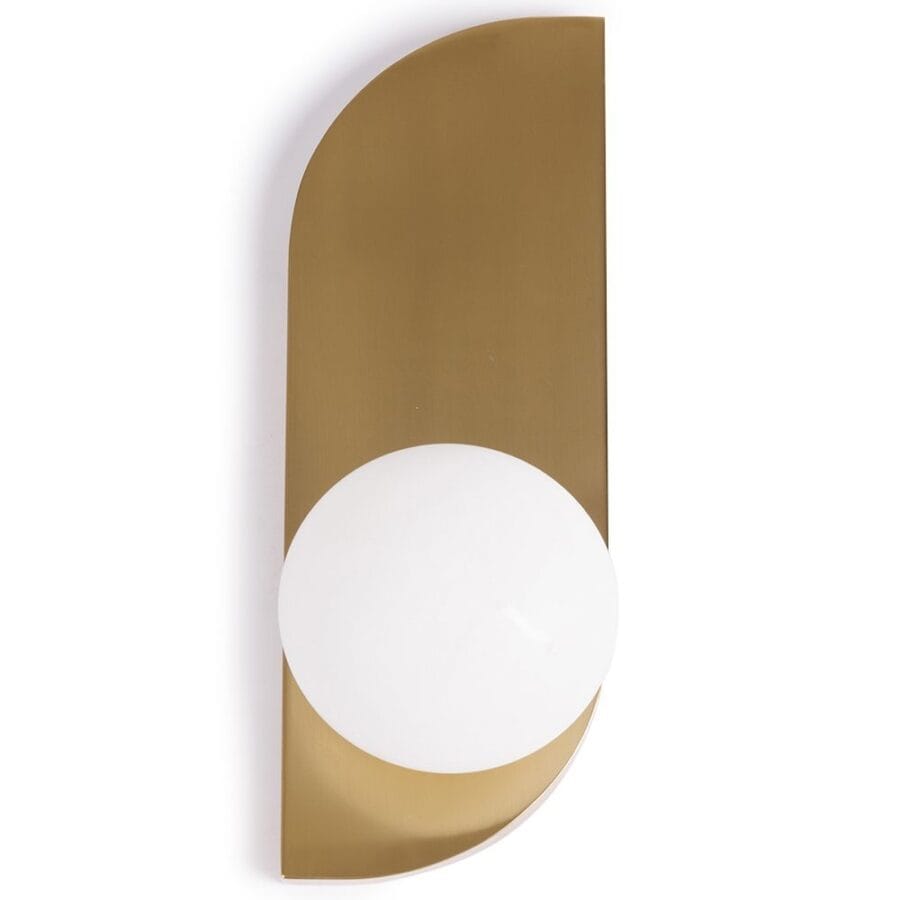 Applique Valbo Doré/Blanc Cassé Athezza