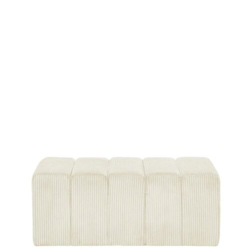 Banc Velours Crème Melvin — Athezza