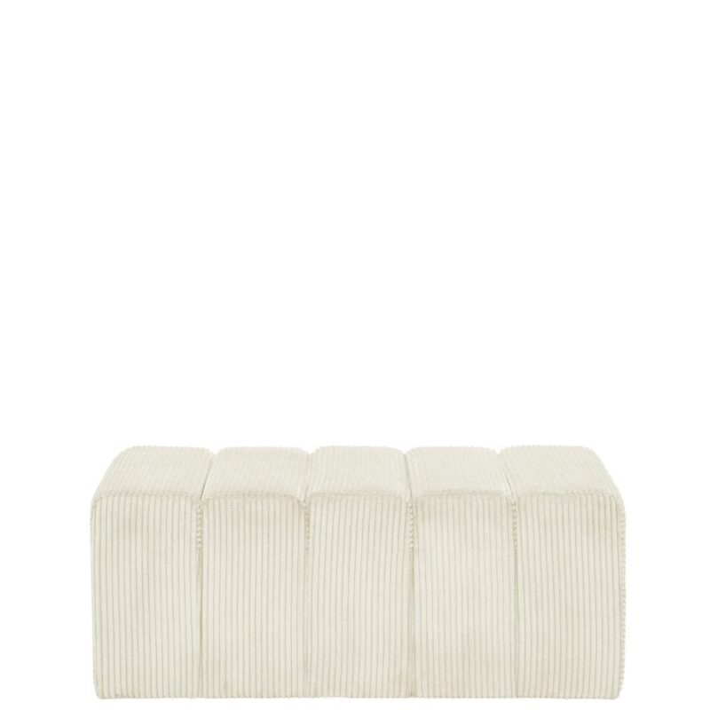 Banc Velours Crème Melvin — Athezza