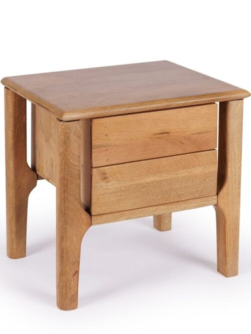 Table de Chevet Manguier Naturel Itarsi — Athezza