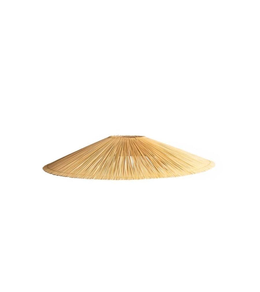 Suspension Wara Jonc Naturel/Vert Athezza D70 cm