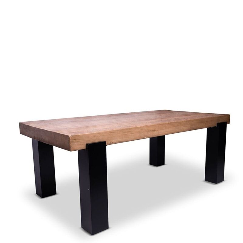 Table Salle à Manger Inox Pin Montréal — Athezza