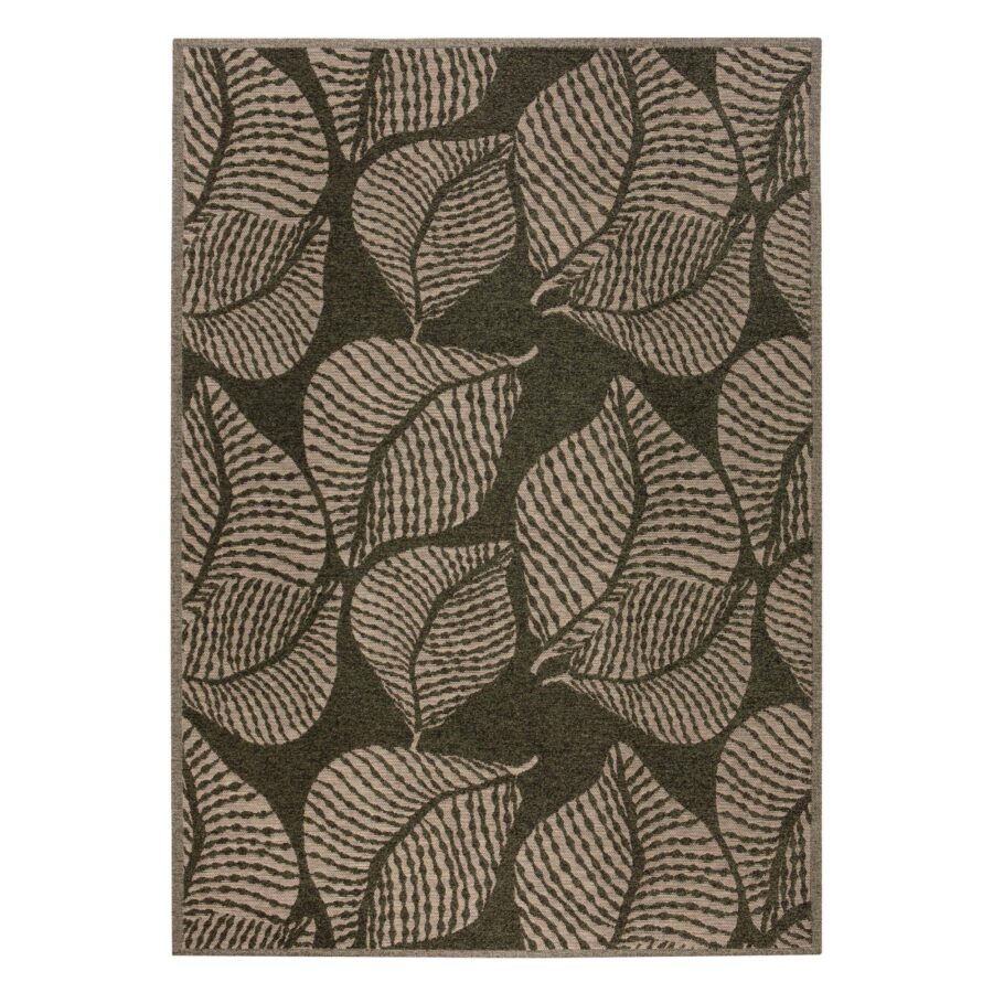 Tapis d'extérieur recyclé Flora Eucalyptus