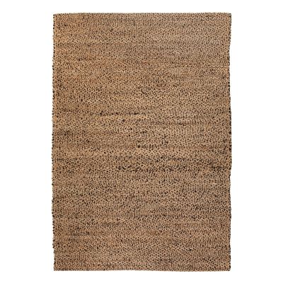 Tapis de salon Elliot jute Carbone