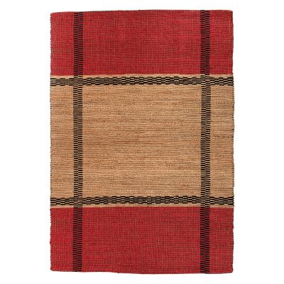 Tapis de salon Eden jute Groseille 160 x 230