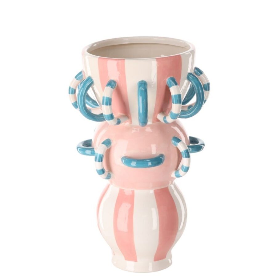 Vase Décoratif Isla Rosa Céramique Athezza