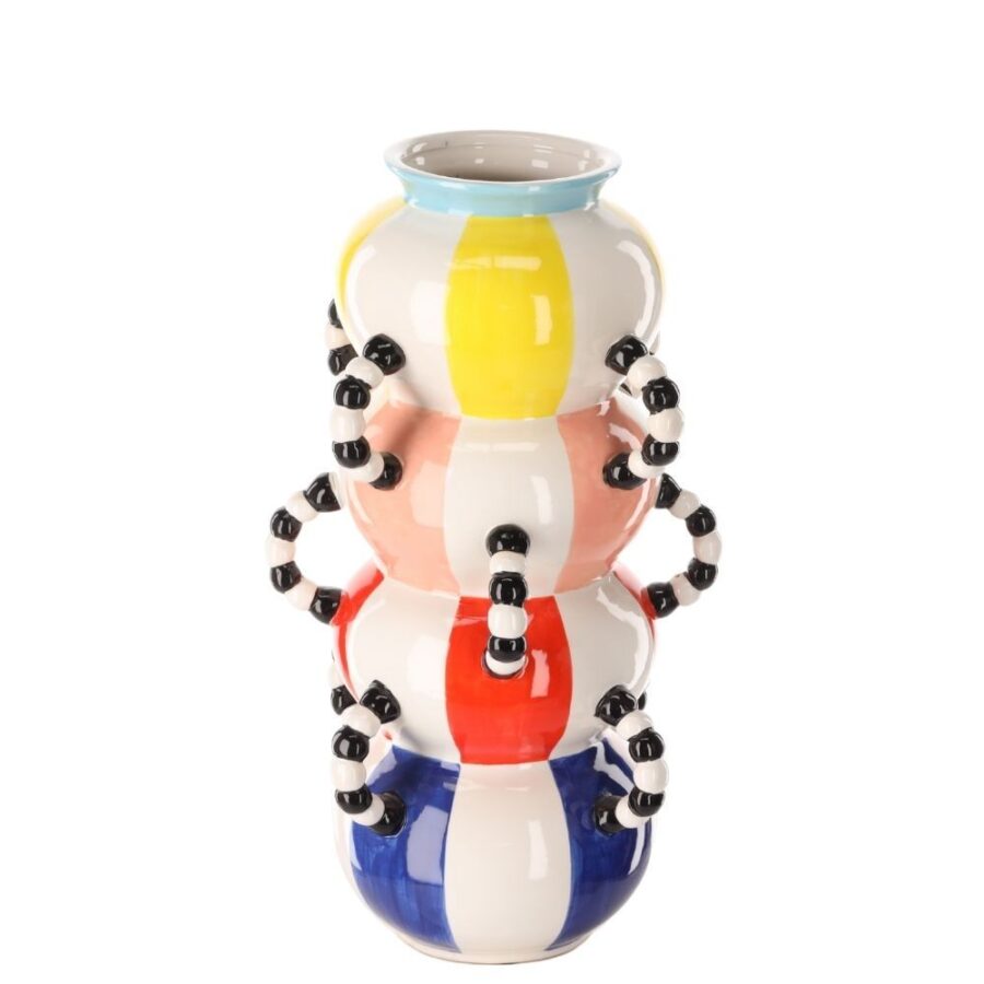 Vase Décoratif Pelangi L Céramique Athezza