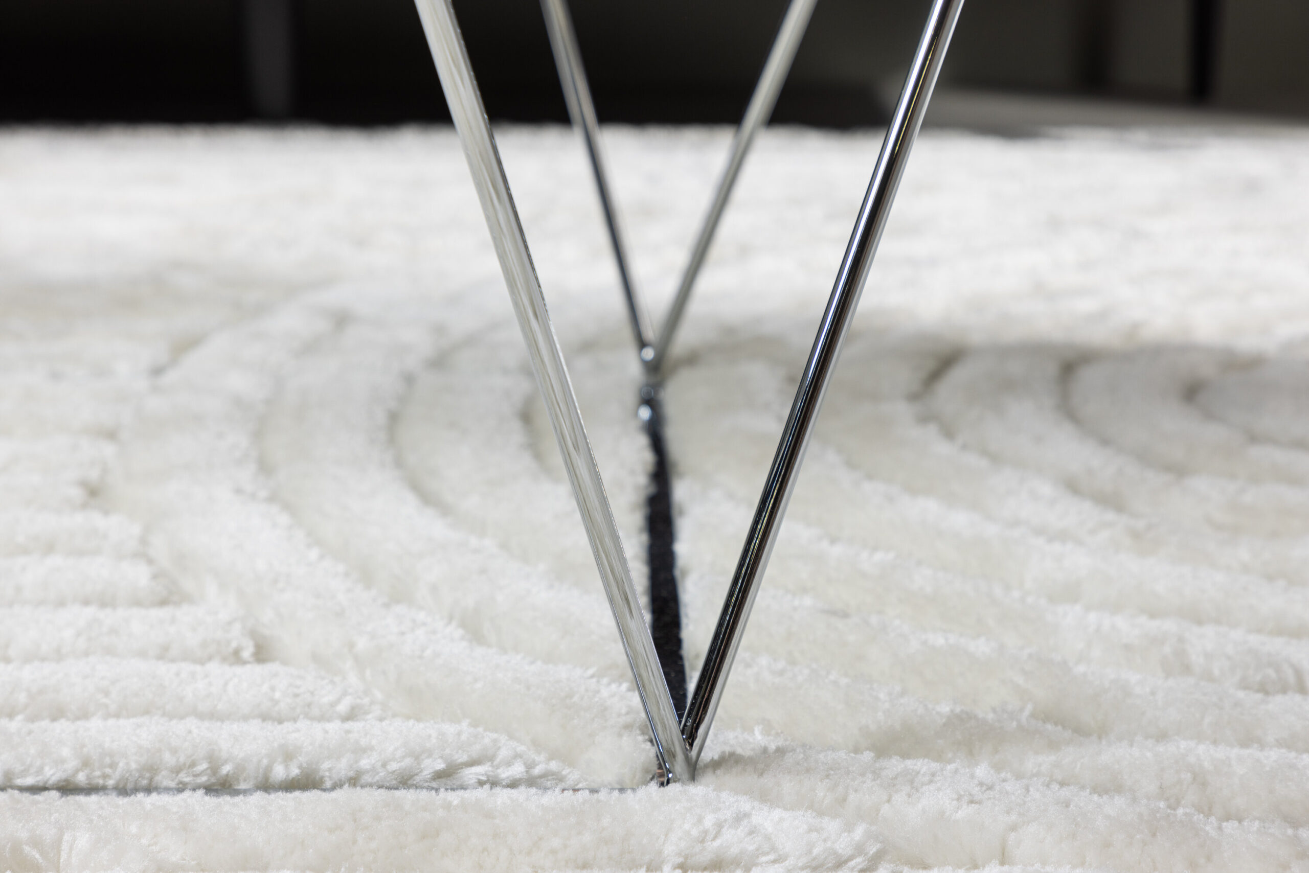 Table basse Österlen - Chrome / Verre transparent – Image 3