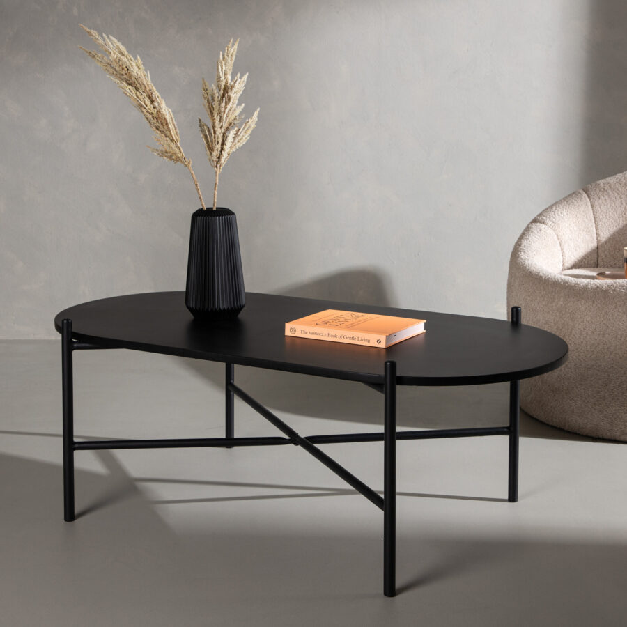 Table basse Pueblo - Noir /  noir