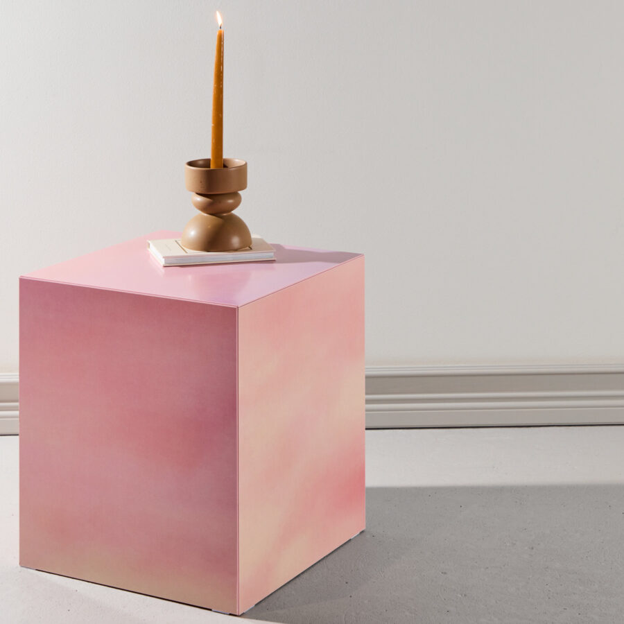 Table basse York 45x40x40 cm - Rose