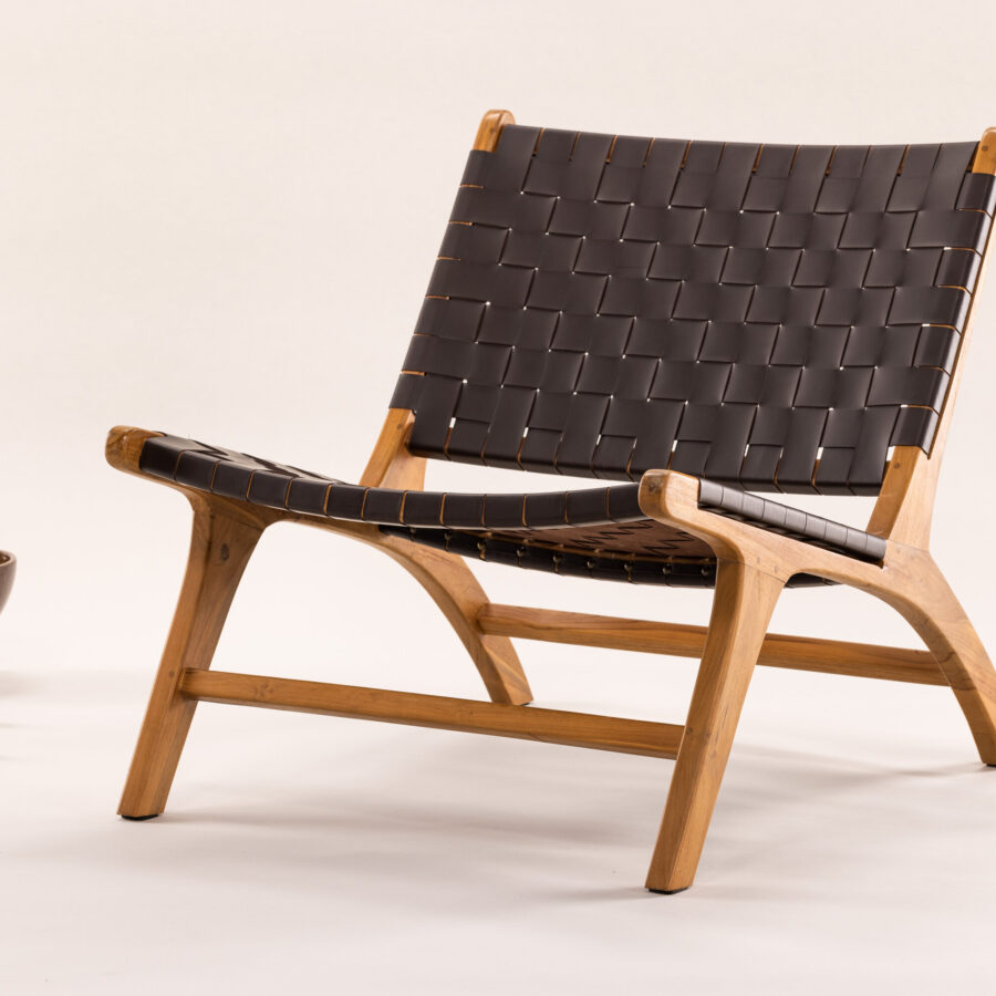 Fauteuil Rike - Similicuir marron