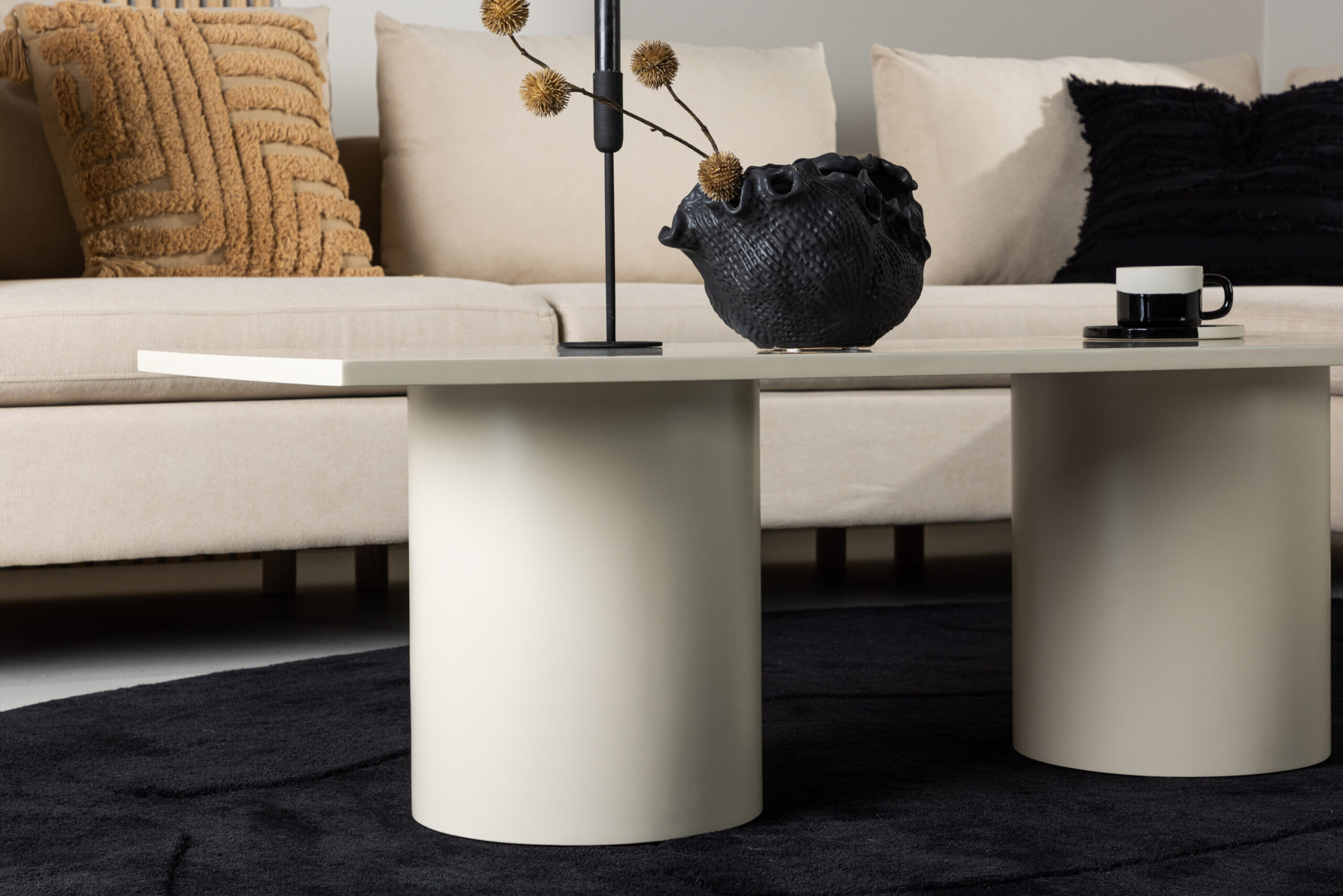 Table basse Sandvika - Beige – Image 2