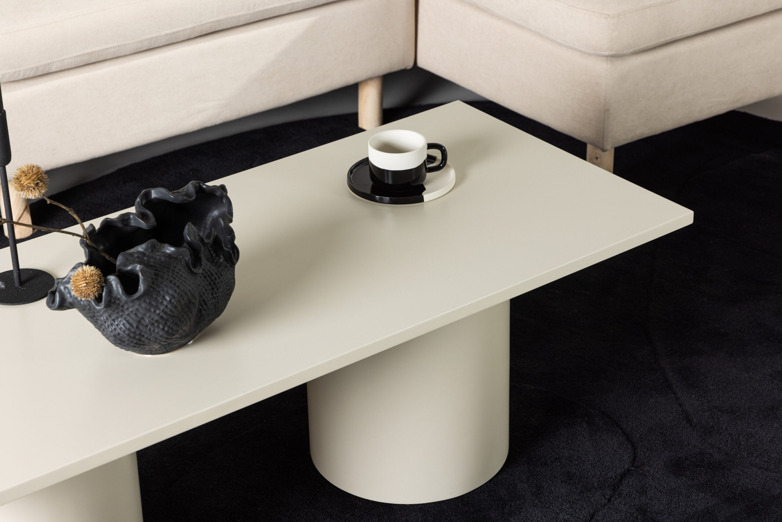 Table basse Sandvika - Beige – Image 3