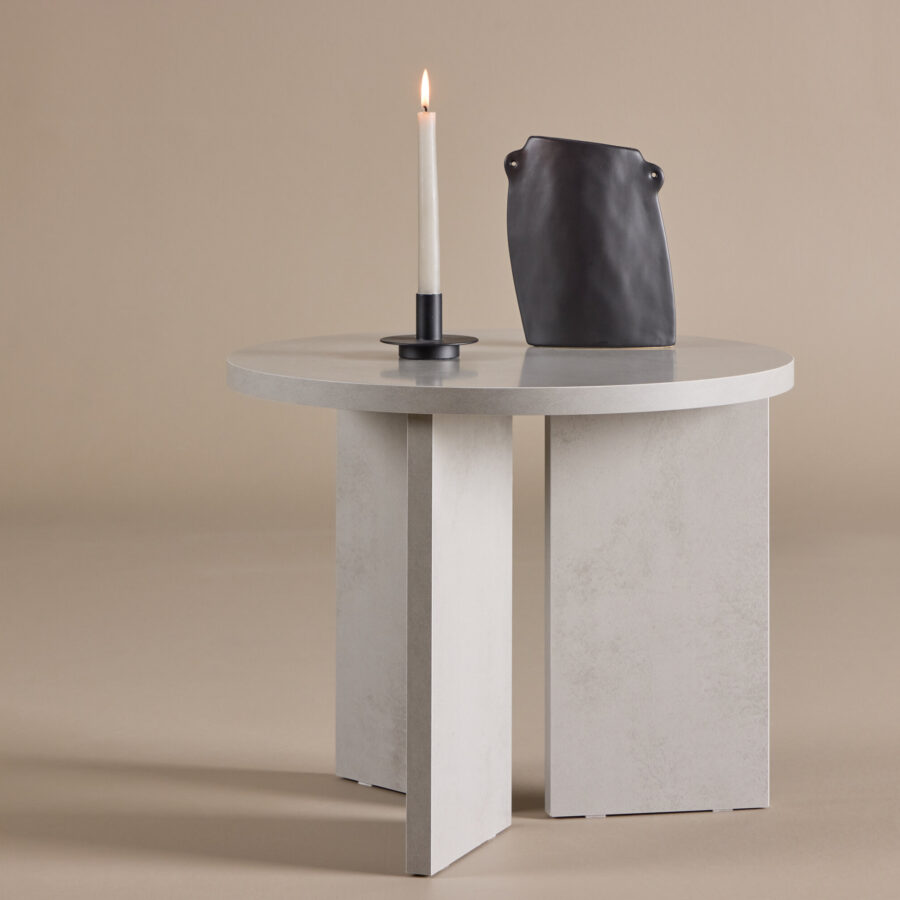 Table basse Söderhamn - ø55 cm - Argent