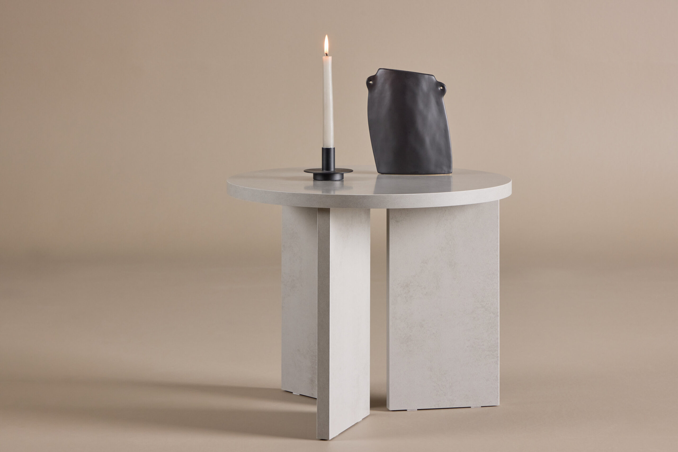 Table basse Söderhamn - ø55 cm - Argent