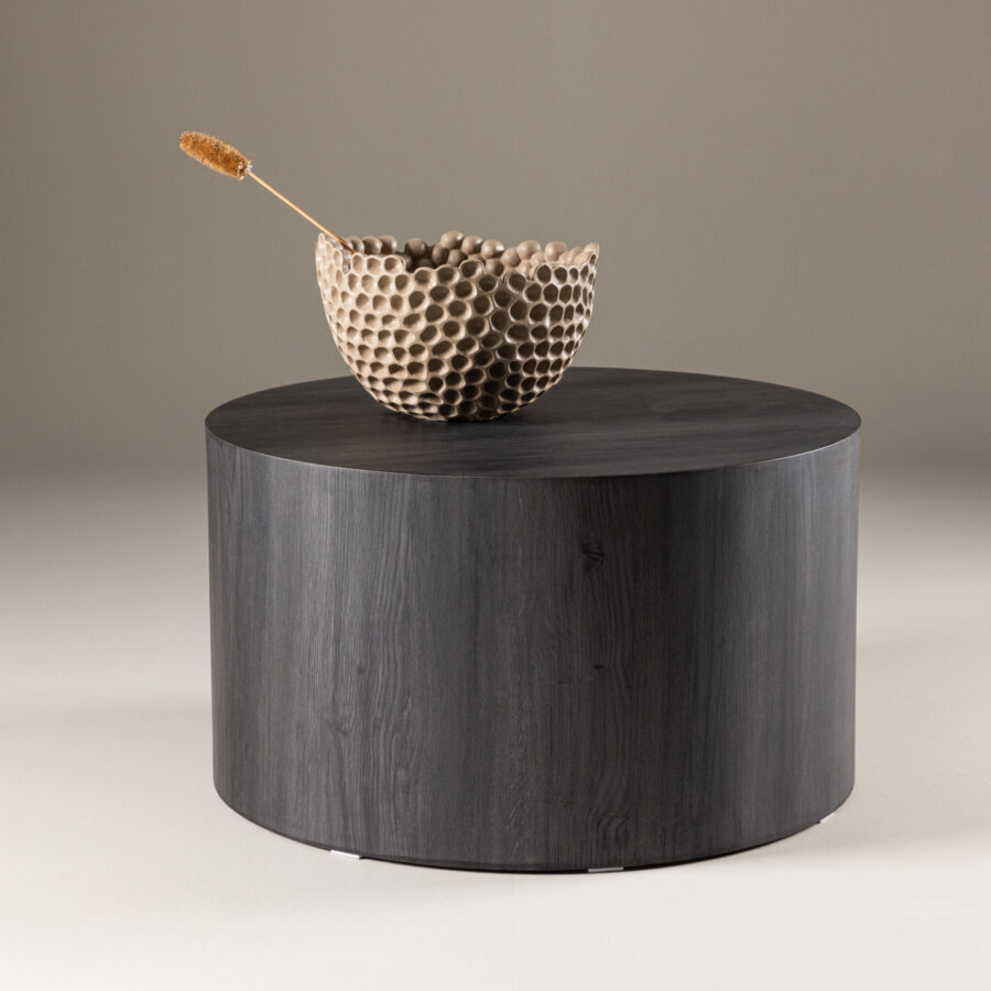 Table basse York ronde - ø80 cm - Noir