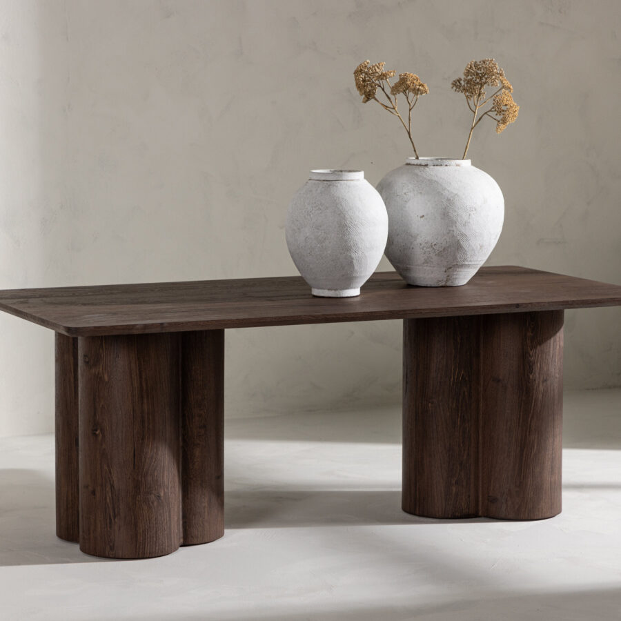 Table basse Olivia - 60x120 cm - Moka